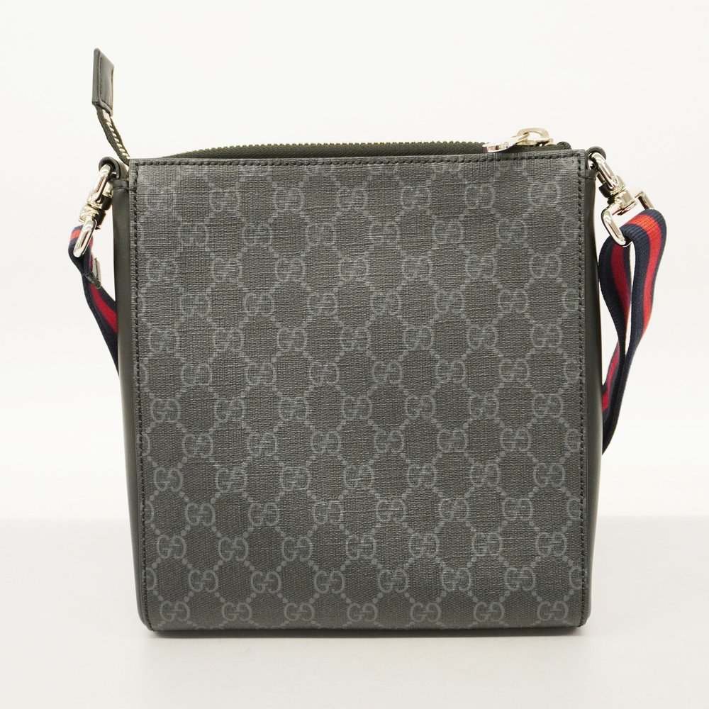 【3ce5526】Auth Gucci Sherry Line Shoulder Bag 523599 Men's GG Supreme,Leather - Picture 11 of 11